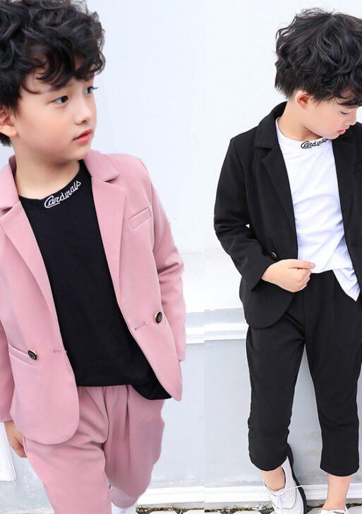 Internet celebrity Boys' two-piece suits Blazer Set.