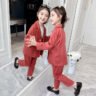 Girls' two-piece suits Blazer jackets - Red