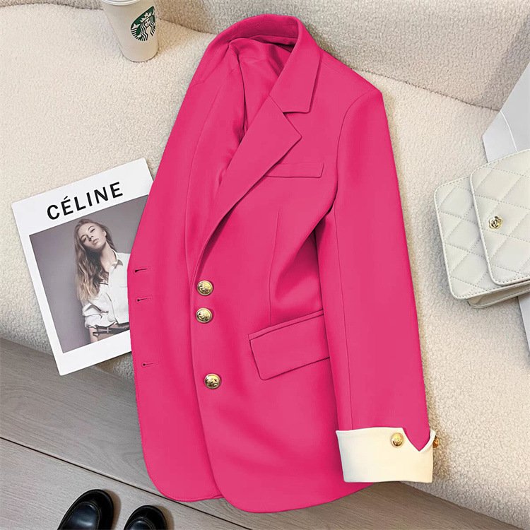 Korean style Casual suit jacket for women 2025 - Image 5