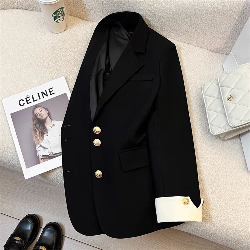Korean style Casual suit jacket for women 2025 - Image 4