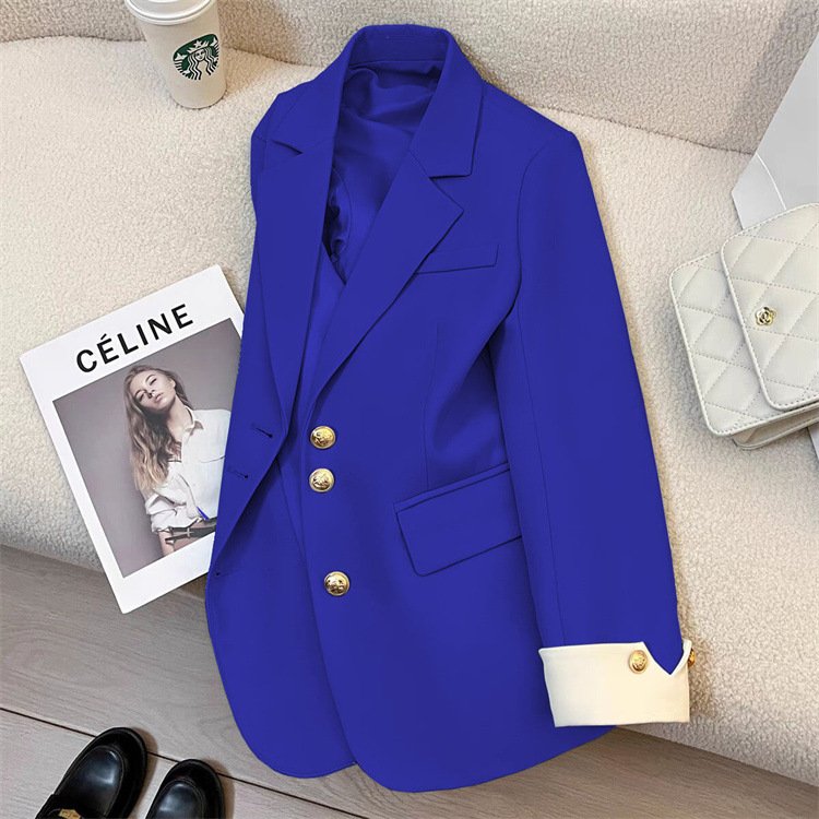 Korean style Casual suit jacket for women 2025 - Image 3