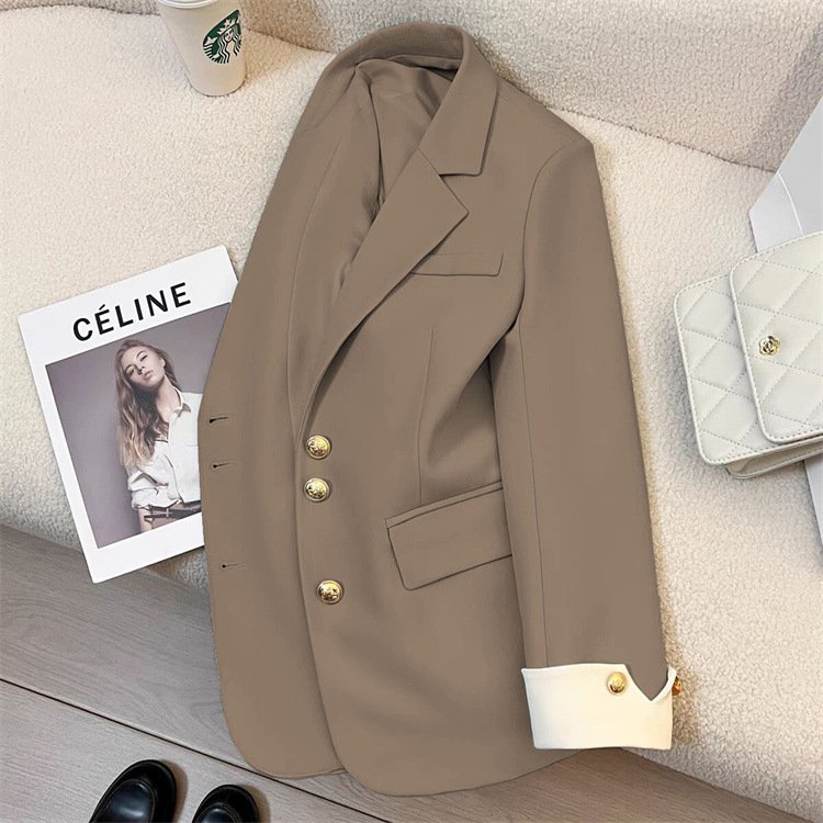 Korean style Casual suit jacket for women 2025 - Image 2