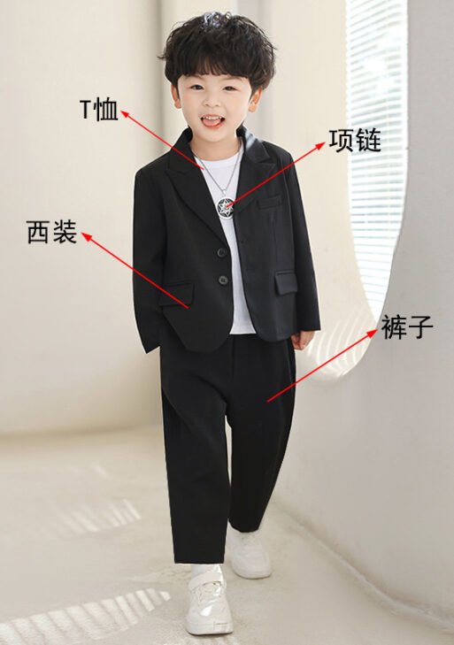 Children's casual suits, Korean-style boys' small suits, children's clothing 3 pieces set