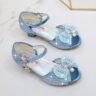 Korean soft-soled princess shoes & Girls sandal - Blue