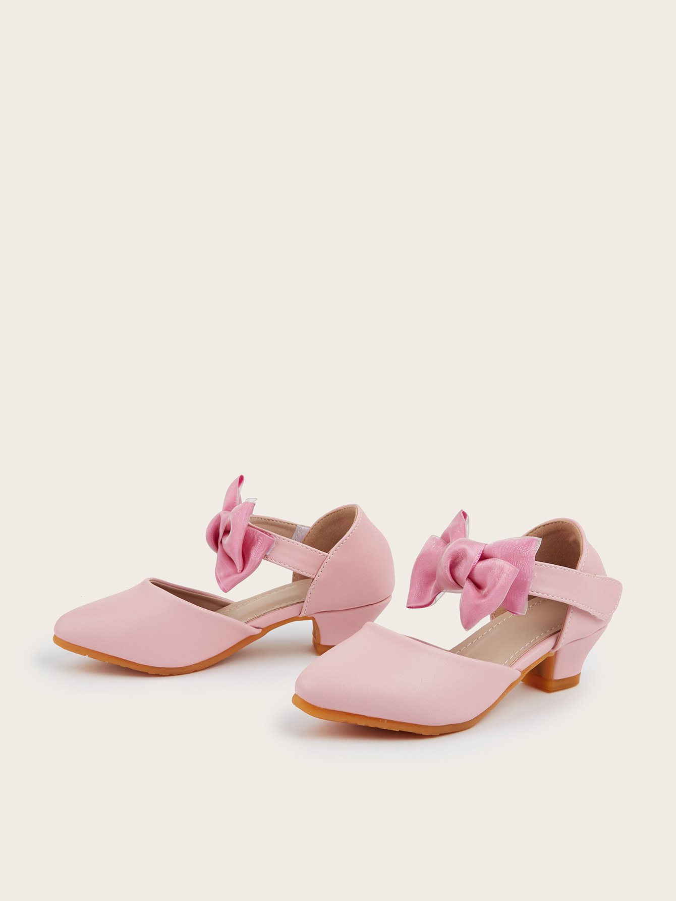 2025 Pointed Hollow High Heel Bow Princess Shoes. - Image 2