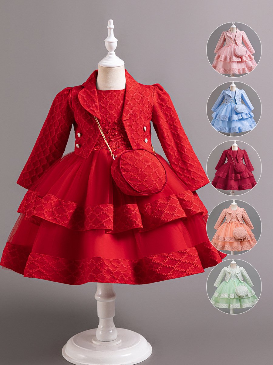 Girls dress dress for middle and large children