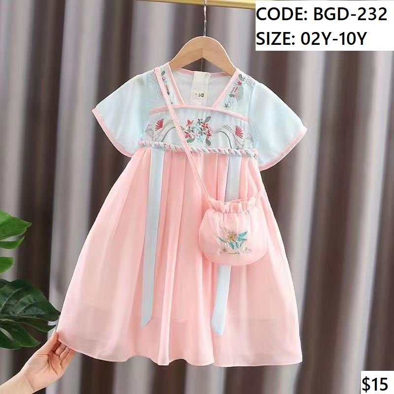 Girls dress dress for middle and large children