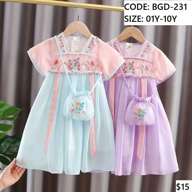 Girls dress dress for middle and large children - Image 4