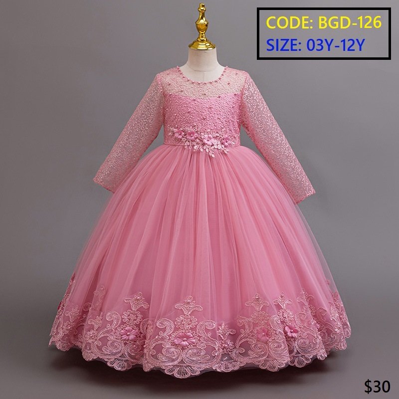 Girls dress dress for middle and large children